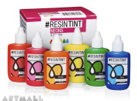 ResinTint Neons - 6 colors, each bottle contains 25 ml / 0.85 fl oz