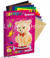 Colored cardboard set "Doggie"