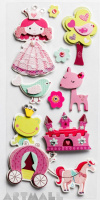 3D Stickers "Princess"