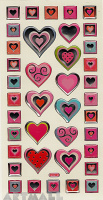 Stickers "Mirracle Hearts"