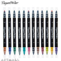 Elegant Writer Dual-Tipped Marker Set of 12