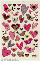 Stickers "Birds & Hearts"