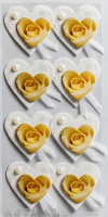 3D Stickers "Roses Hearts"