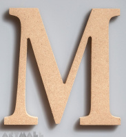 Wooden Letter "M"