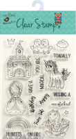 Clear Stamps Princess & Dragon 20Pc