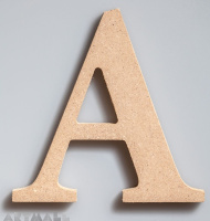 Wooden Letter "A"