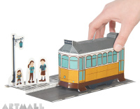 Tram Paper Toy