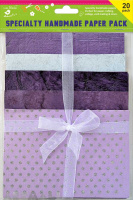 Specialty Paper Stock Purple 20Pc