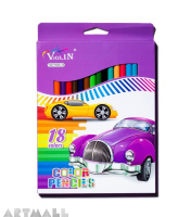 77006- 18 color pencils, violet