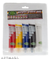 Acrylic Paint Set Primary Colours