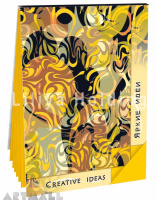 Notepad "Creative Ideas", color Gold