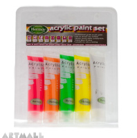 Acrylic Paint Set Fluorescent