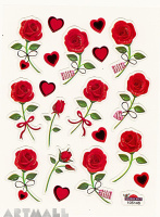 Stickers "Red Roses"