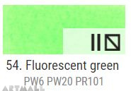 A'KRYL Fluorescent color, Green 100 ml
