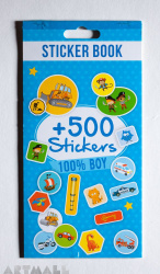 Sticker book +500 Boy