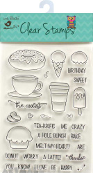 Clear Stamps Donuts & Treats 32Pc