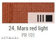 EXTRA Oil paint , Mars red light, 20 ml