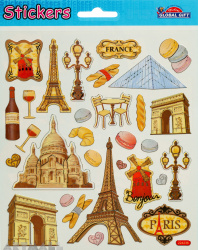 Stickers "Romantic Paris"
