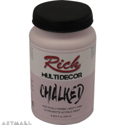 CHALKED ACRY.PAINT-250ML: MISTY PINK