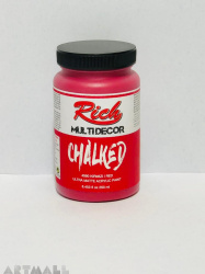 CHALKED ACRY.PAINT-250ML - RED