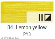 A'KRYL Satine, Lemon yellow 100 ml