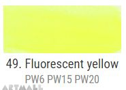 A'KRYL Fluorescent color, Yellow 100 ml