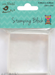 Acrylic Stamping Block 2inch 20mm 1pc