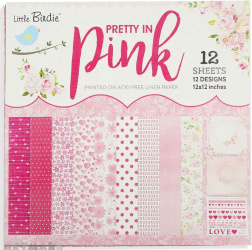 Pretty in Pink 12x12inch, 12sheets Pattern Paper