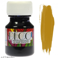 DECO paint for glass. Gold 30 ml
