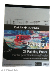 Daler-Rowney Georgian Oil Painting Pad 12 sheets, 250 g/m2, 305x229mm