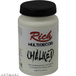 CHALKED ACRY.PAINT-250ML -  OLD WHITE